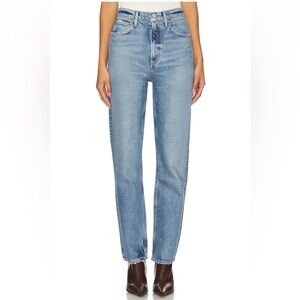 Agolde High Rise Stovepipe Jeans in Melody